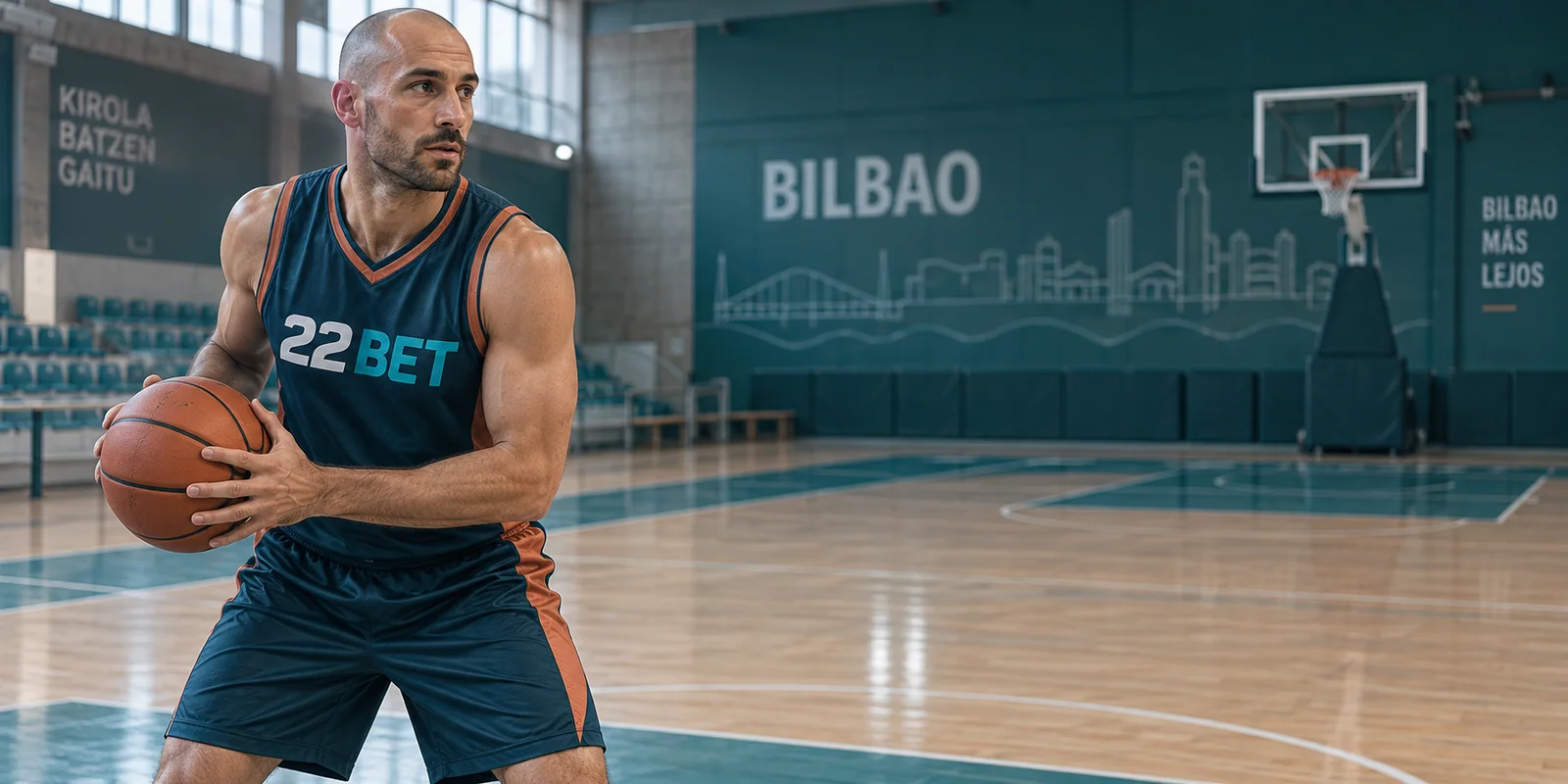 Deportistas con equipación 22BET