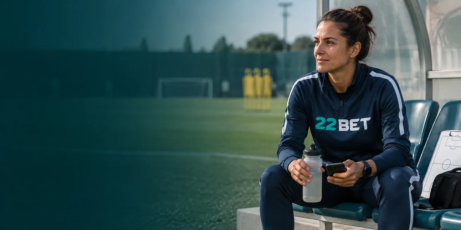 Deportista con equipación 22BET
